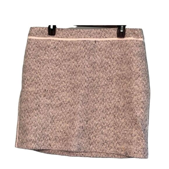 White House Black Market Tweed Pencil Skirt White Grey Wool Blend Mini 12 - Picture 4 of 12